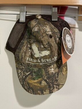 Field & Stream Camouflage Trucker Hat - Brown/Green